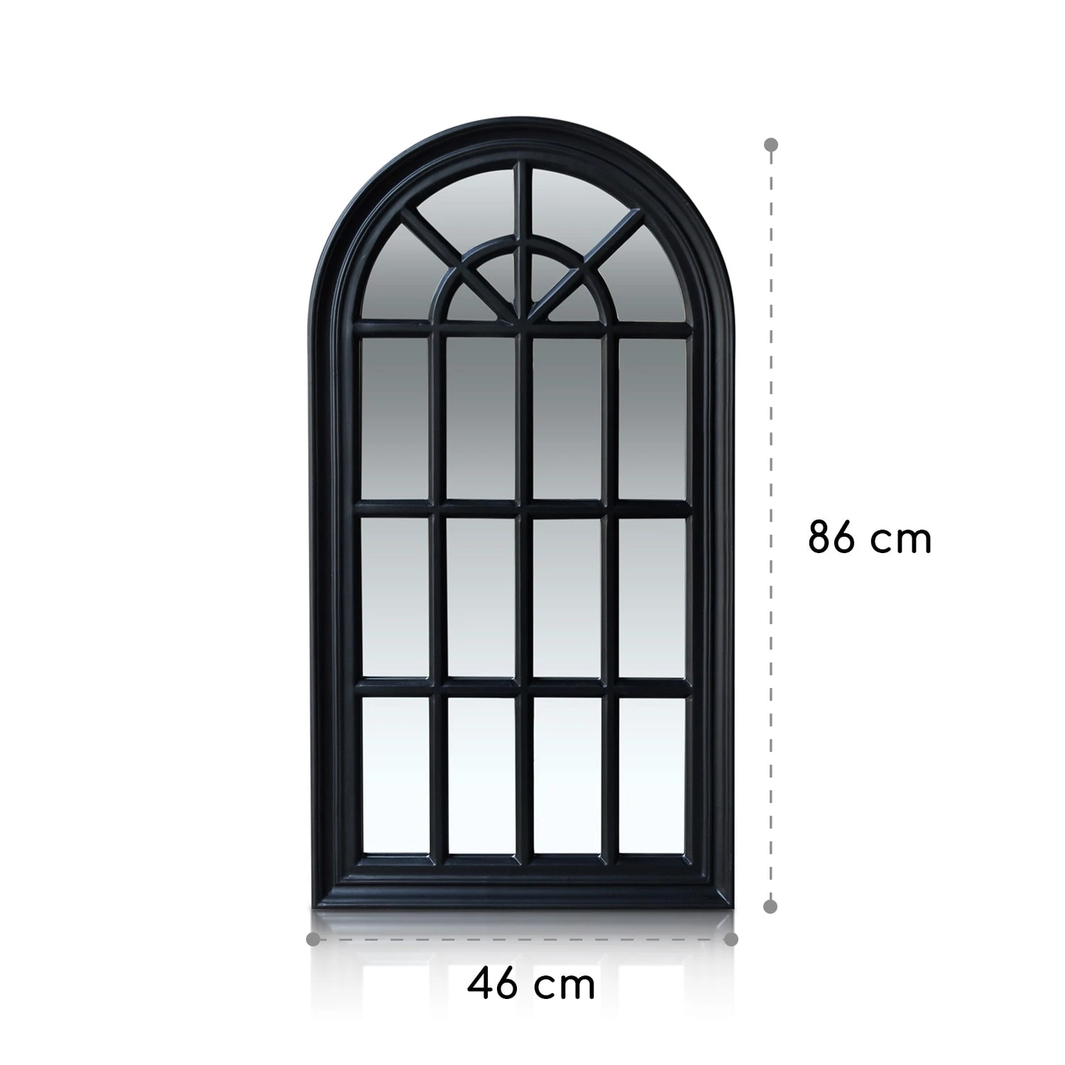 Savile Französischer Fensterspiegel Holzrahmen 86 X 46 Cm 8 Savile Französischer Fensterspiegel Holzrahmen 86 X 46 Cm - Image 6