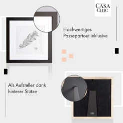 Cannon Bilderrahmen Quadratisch 24,4 X 24,4 Cm Fotos Passepartout Echtholz -Haushaltsgeräte Förderung 10039476 de 0004 usp