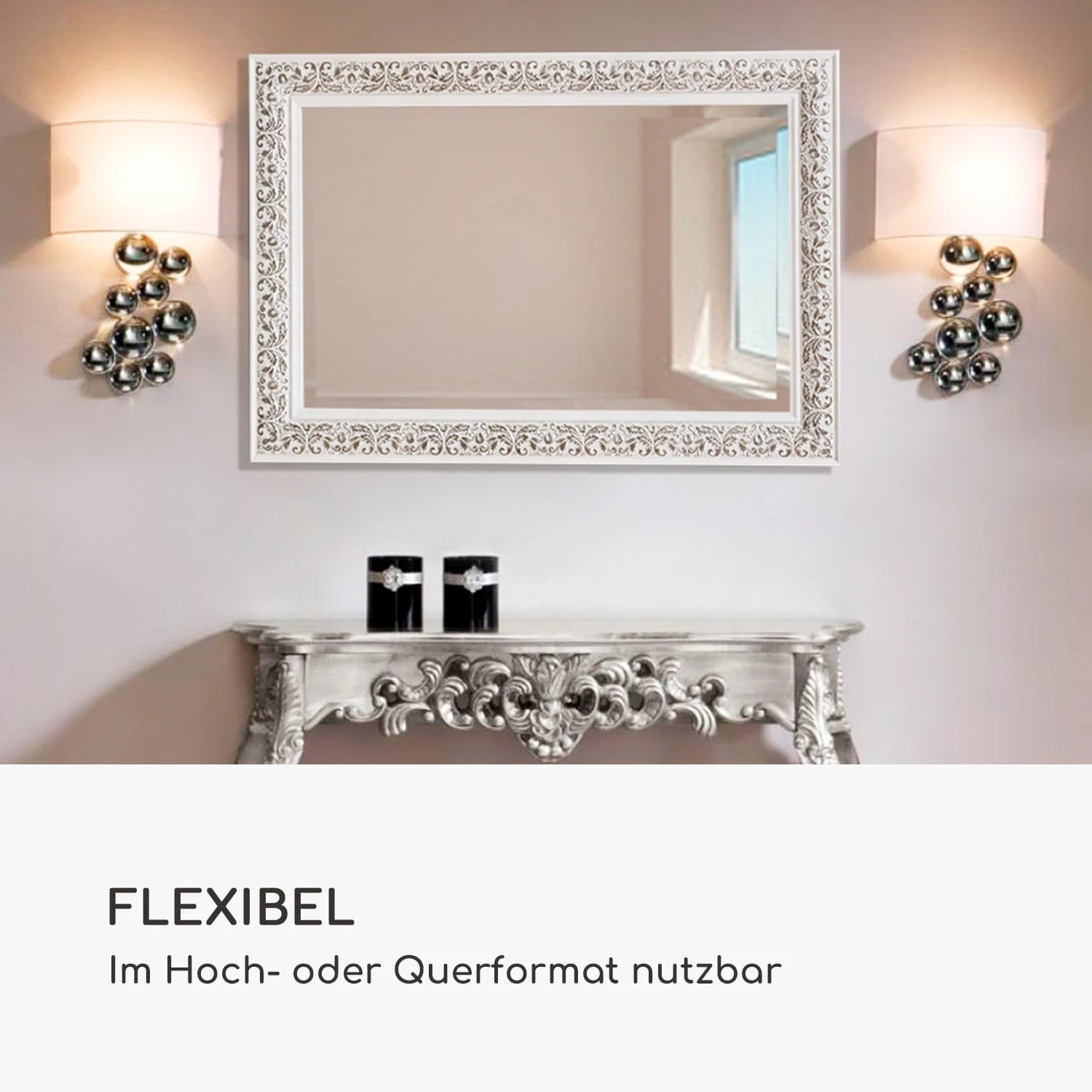 Stratford Wandspiegel Holzrahmen Rechteckig 90 X 60 Cm Vintage 4 Stratford Wandspiegel Holzrahmen Rechteckig 90 X 60 Cm Vintage - Image 2