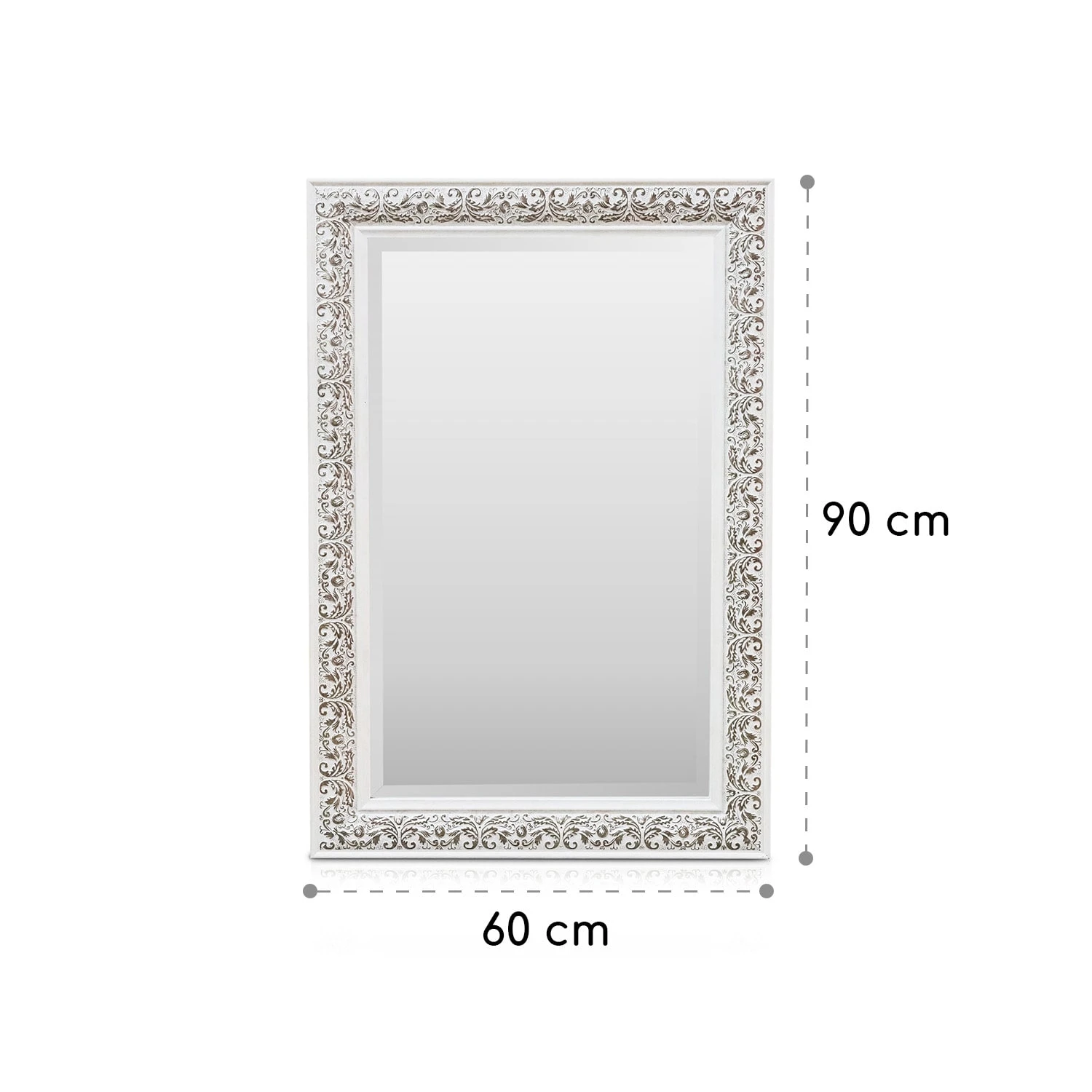 Stratford Wandspiegel Holzrahmen Rechteckig 90 X 60 Cm Vintage 9 Stratford Wandspiegel Holzrahmen Rechteckig 90 X 60 Cm Vintage - Image 7