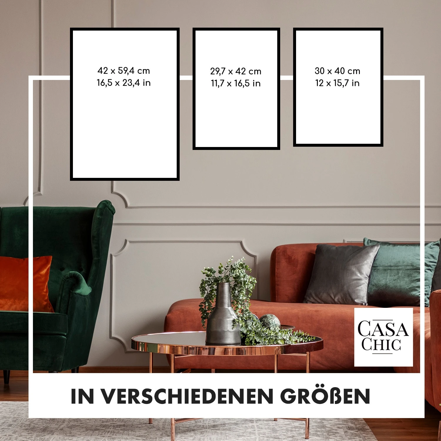 Finsbury Bilderrahmen Rechteckig DIN A2 Fotos Passepartout Glas 8 Finsbury Bilderrahmen Rechteckig DIN A2 Fotos Passepartout Glas - Image 6