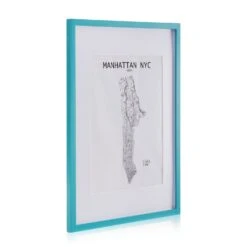 Finsbury Bilderrahmen Rechteckig DIN A2 Fotos Passepartout Glas