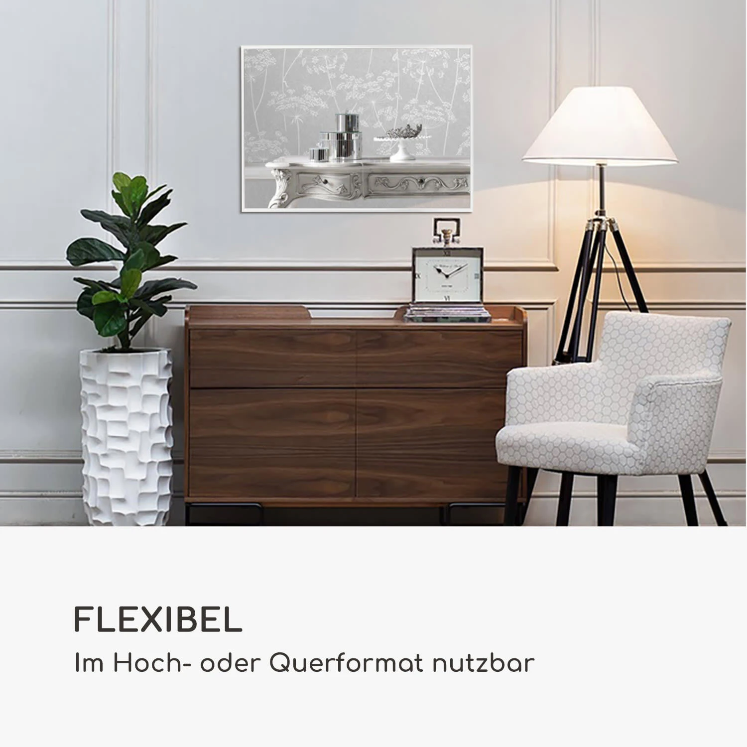 Croxley Wandspiegel Metallrahmen Rechteckig 70 X 50 Cm 4 Croxley Wandspiegel Metallrahmen Rechteckig 70 X 50 Cm - Image 2