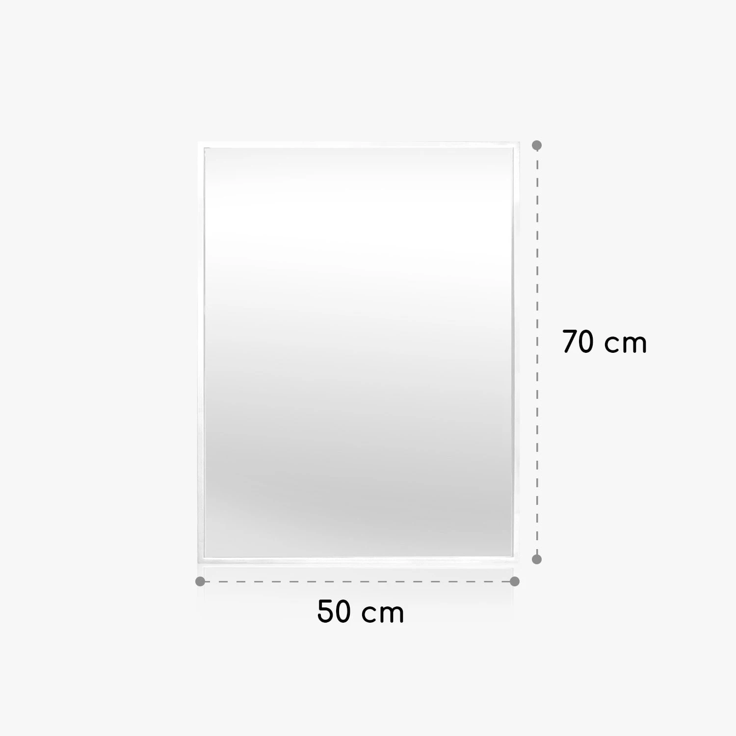 Croxley Wandspiegel Metallrahmen Rechteckig 70 X 50 Cm 8 Croxley Wandspiegel Metallrahmen Rechteckig 70 X 50 Cm - Image 6