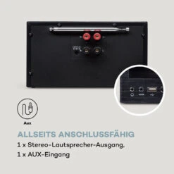 Connect System Stereoanlage 40 Watt Max. Internet/DAB+/ FM Radio CD-Player -Haushaltsgeräte Förderung 10039895 de 0005 logo