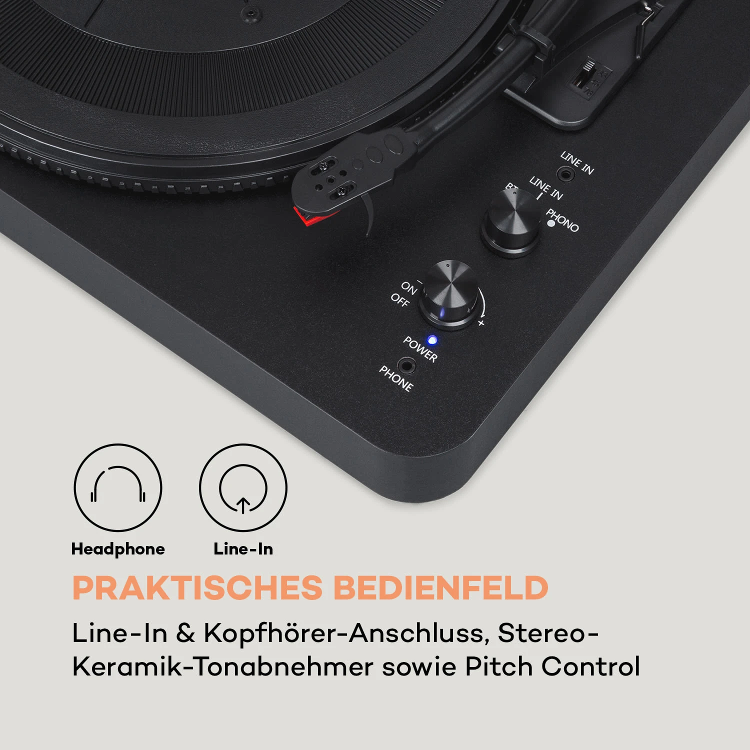 TT-Play SE Plattenspieler Staubschutz Bluetooth 33/45/78 U/min Pitch 10 TT-Play SE Plattenspieler Staubschutz Bluetooth 33/45/78 U/min Pitch - Image 8