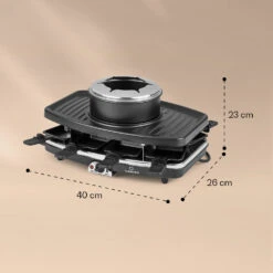 Entrecote 2-in-1 Raclette-Grill & Fondue Naturstein 1100W 8 Personen 15 Entrecote 2-in-1 Raclette-Grill & Fondue Naturstein 1100W 8 Personen -Haushaltsgeräte Förderung 10039922 yy 0007 logo