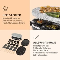 All-U-Can-Grill Raclette Raclette-Grill 4-in-1 Zubehör Für 8 Personen -Haushaltsgeräte Förderung 10039923 de 0005 logo