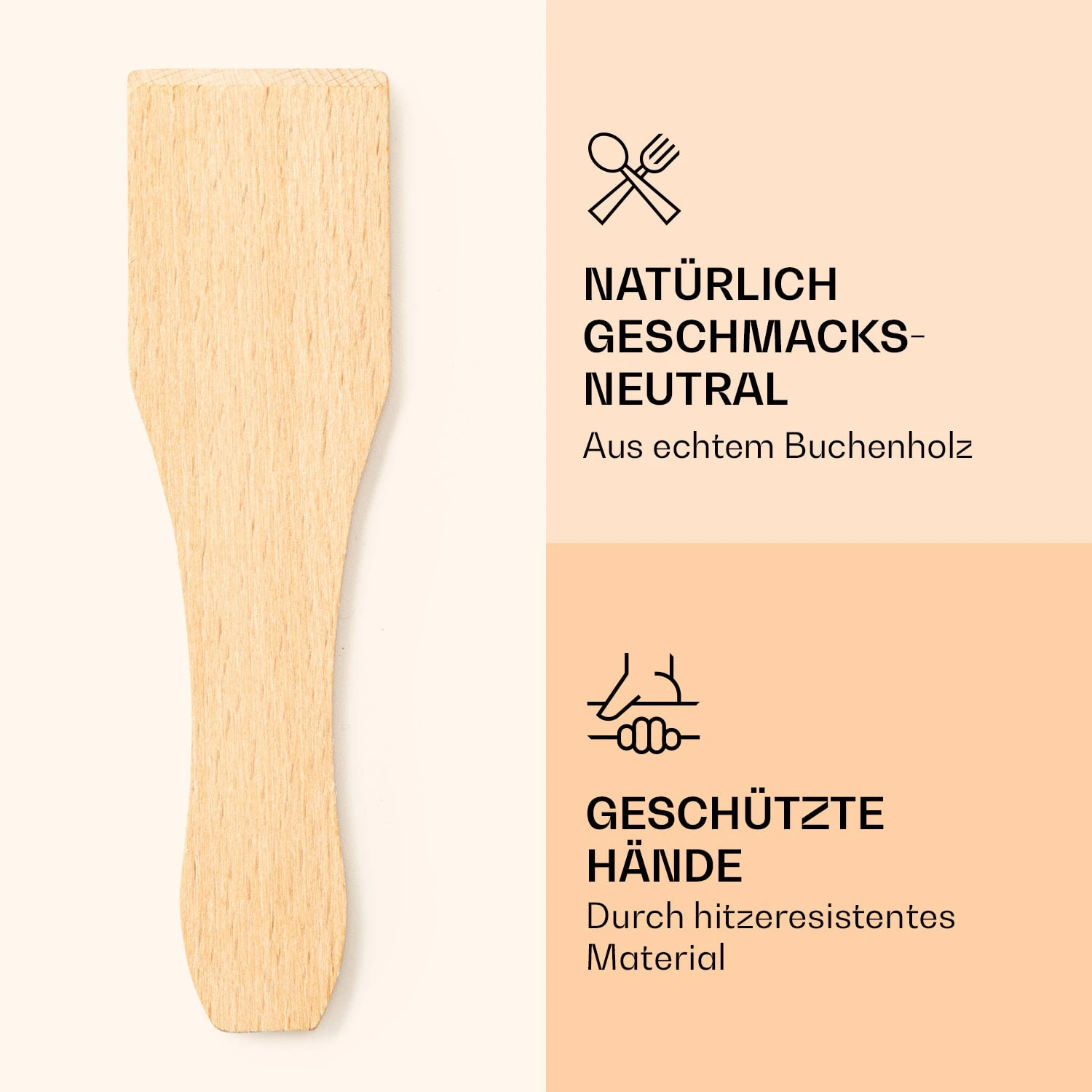 Raclette Spatulas Holzspatel Pfannenwender Zubehör 8 Stück Für Raclette-Pfännchen 5 Raclette Spatulas Holzspatel Pfannenwender Zubehör 8 Stück Für Raclette-Pfännchen - Image 3