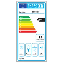 Aurora Eco 90 Dunstabzugshaube 550 M³/h 90cm Kopffrei Ambientelicht -Haushaltsgeräte Förderung 10039929 energy label