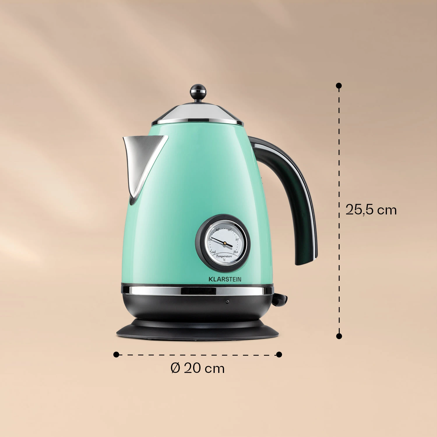 Aquavita Chalet Wasserkocher 1,7 Liter 2200 Watt Temperaturanzeige Edelstahl 10 Aquavita Chalet Wasserkocher 1,7 Liter 2200 Watt Temperaturanzeige Edelstahl - Image 8