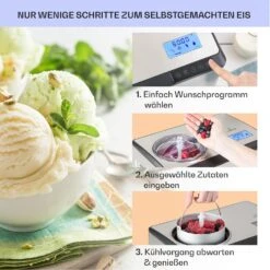 Dolce Bacio Smart Eiscremebereiter Yogurtmaker Kompressor 2 Liter WiFi Touch Edelstahl -Haushaltsgeräte Förderung 10040048 de 0004 logo