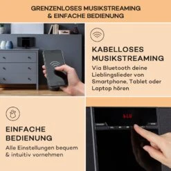 V14.2 Vertical-Stereoanlage CD FM Tuner BT USB AUX -Haushaltsgeräte Förderung 10040078 de 0005 usp