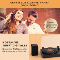 TT-Play Prime Plattenspieler Stereo Riemenantrieb 33 1/3 & 45 U/min -Haushaltsgeräte Förderung 10040094 de 0003 usp