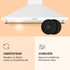 Montblanc 90 Dunstabzugshaube 610m³/h 165W 2x1,5W LED Reling -Haushaltsgeräte Förderung 10040267 de 0005 logo