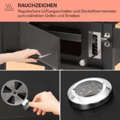 Aberdeen Single Holzkohlegrill -Haushaltsgeräte Förderung 10040292 de 0005 usp