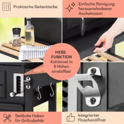 Aberdeen Kombi-Grill Gas Kohle Smoker Thermometer 2 Seitentische Mobil 16 Aberdeen Kombi-Grill Gas Kohle Smoker Thermometer 2 Seitentische Mobil -Haushaltsgeräte Förderung 10040294 de 0006 usp