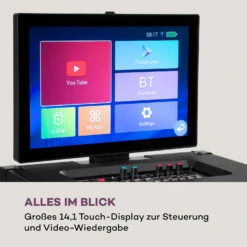 Pro Spin 10 Karaoke-System 14,1" Touch-Display 2xMic WiFi BT USB HDMI -Haushaltsgeräte Förderung 10040307 de 0004 logo