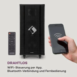 Pro Spin 10 Karaoke-System 14,1" Touch-Display 2xMic WiFi BT USB HDMI -Haushaltsgeräte Förderung 10040307 de 0005 logo