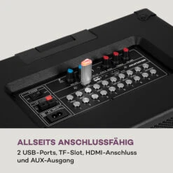 Pro Spin 10 Karaoke-System 14,1" Touch-Display 2xMic WiFi BT USB HDMI -Haushaltsgeräte Förderung 10040307 de 0008 logo