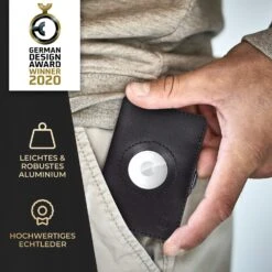 ZNAP Airtag Wallet 8 Karten Münzfach 9x1,5x6 Cm (BxHxT) RFID-Schutz -Haushaltsgeräte Förderung 10040310 de 0007 usp