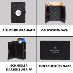 ZNAP Airtag Wallet 12 Karten Münzfach 9x1,8x6 Cm (BxHxT) RFID-Schutz 12 ZNAP Airtag Wallet 12 Karten Münzfach 9x1,8x6 Cm (BxHxT) RFID-Schutz -Haushaltsgeräte Förderung 10040312 de 0003 logo