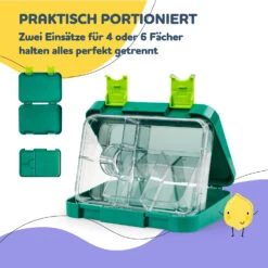 Junior Lunchbox 6 Fächer 21,3 X 15 X 4,5 Cm (BxHxT) BPA-frei 14 Junior Lunchbox 6 Fächer 21,3 X 15 X 4,5 Cm (BxHxT) BPA-frei -Haushaltsgeräte Förderung 10040342 de 0004 usp