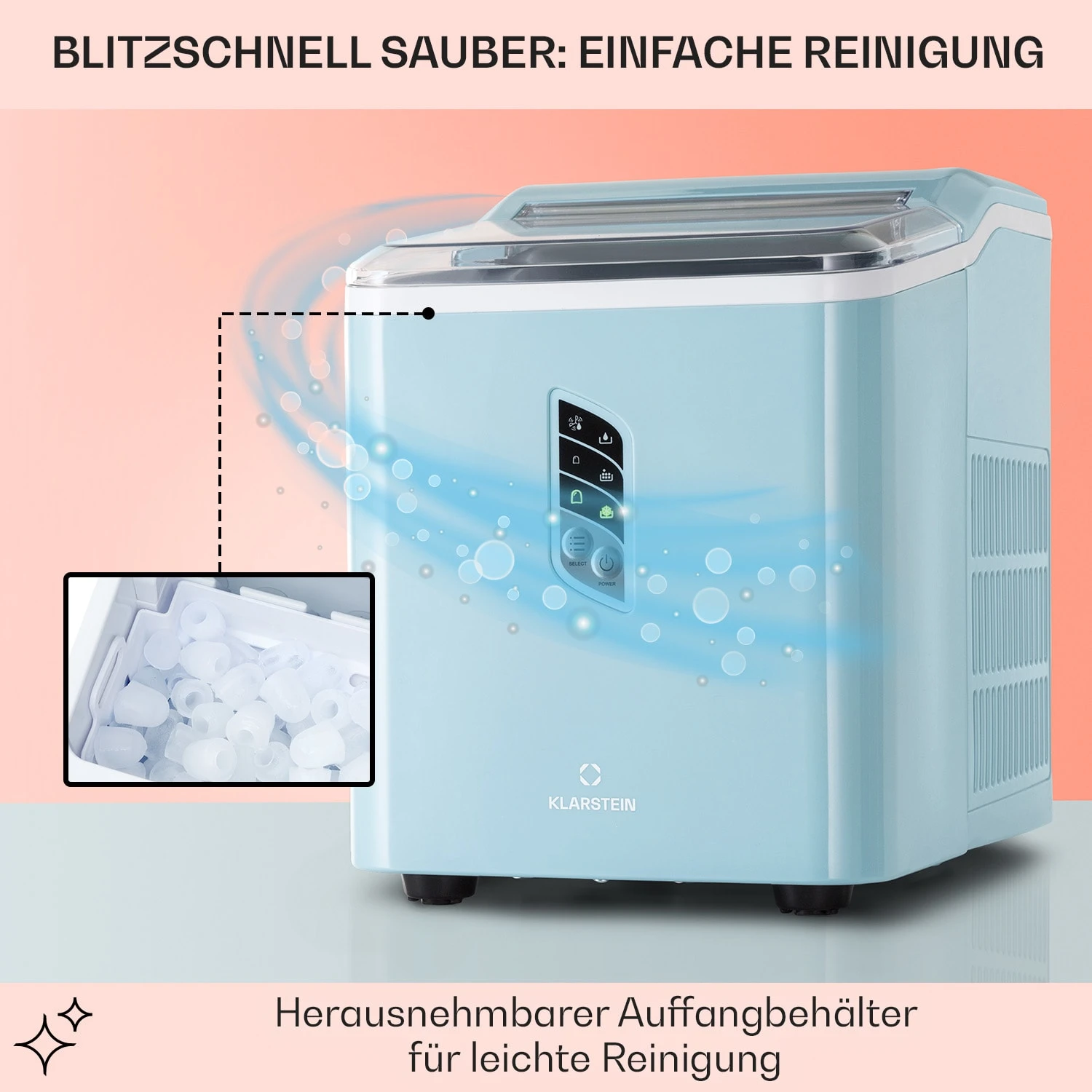 Albaron Eiswürfelmaschine Bullet-Eis 12 Kg / 24 H 1,5 Ltr. Display 7 Albaron Eiswürfelmaschine Bullet-Eis 12 Kg / 24 H 1,5 Ltr. Display - Image 5