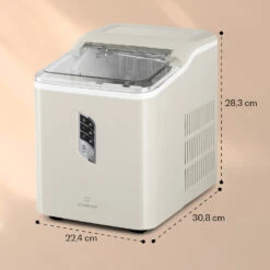 Albaron Eiswürfelmaschine Bullet-Eis 12 Kg / 24 H 1,5 Ltr. Display -Haushaltsgeräte Förderung 10040345 yy 0007 dimensions