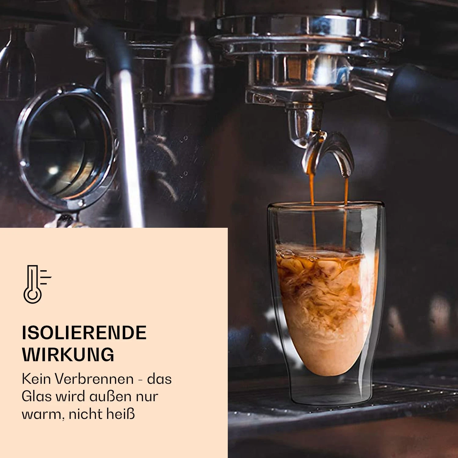 DUOS Doppelwandiges Glas | Thermoglas | 310 Ml | Trinkglas | Espressoglas, Teeglas, Shotglas | Für Heiße Und Kalte Getränke | Borosilikatglas| Hitze- Und Kältebeständig | Handgemacht | Spülmaschinenfest | Schwebe-Effekt 4 DUOS Doppelwandiges Glas | Thermoglas | 310 Ml | Trinkglas | Espressoglas, Teeglas, Shotglas | Für Heiße Und Kalte Getränke | Borosilikatglas| Hitze- Und Kältebeständig | Handgemacht | Spülmaschinenfest | Schwebe-Effekt - Image 2