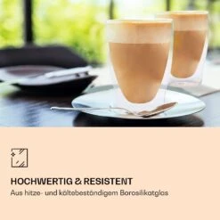 DUOS Doppelwandiges Glas | Thermoglas | 310 Ml | Trinkglas | Espressoglas, Teeglas, Shotglas | Für Heiße Und Kalte Getränke | Borosilikatglas| Hitze- Und Kältebeständig | Handgemacht | Spülmaschinenfest | Schwebe-Effekt 11 DUOS Doppelwandiges Glas | Thermoglas | 310 Ml | Trinkglas | Espressoglas, Teeglas, Shotglas | Für Heiße Und Kalte Getränke | Borosilikatglas| Hitze- Und Kältebeständig | Handgemacht | Spülmaschinenfest | Schwebe-Effekt -Haushaltsgeräte Förderung 10040380 de 0003 logo