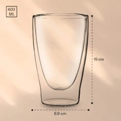 DUOS Doppelwandiges Glas 400 Ml Trinkglas Espresso Borosilikatglas -Haushaltsgeräte Förderung 10040381 yy 0007 logo