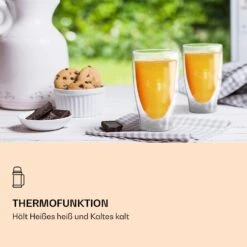 DUOS Doppelwandiges Glas 80, 200, 310, 400 Ml Thermofunktion Inkl. Edelstahl-Löffel -Haushaltsgeräte Förderung 10040399 de 0003 logo