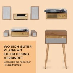 Berklee HiFi Stereo System BT Stereo-Lautsprecher UKW MP3 USB Line-In -Haushaltsgeräte Förderung 10040456 de 0005 usp
