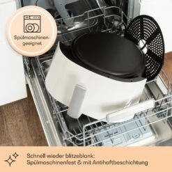 Air Bloom Heißluftfritteuse Dampffunktion 1500W 7,5 Liter 16 Programme -Haushaltsgeräte Förderung 10040497 de 0005 usp