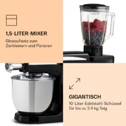 Renata Rossa Küchenmaschine 3-in-1 2000W 2,7PS 5Ltr Edelstahl BPA-frei -Haushaltsgeräte Förderung 10040500 de 0006 logo