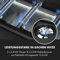 Valdosta 3.1 Gasgrill 3 X 2,8 KW + 2,5 KW Brenner Edelstahl Mobil -Haushaltsgeräte Förderung 10040704 de 0005 logo