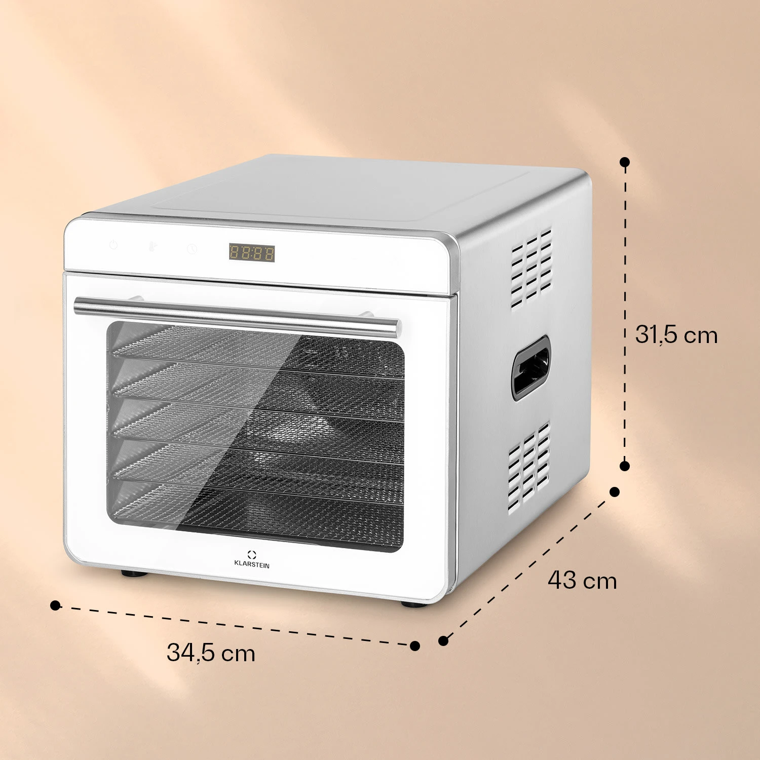 Shaftesbury Dörrautomat 700W Timer-Funktion 35-85°C Digitales Touch-Display 9 Shaftesbury Dörrautomat 700W Timer-Funktion 35-85°C Digitales Touch-Display - Image 7