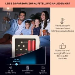 PopLife 48 Getränkekühler Kühlschrank 0-10 °C Retro-Design -Haushaltsgeräte Förderung 10040737 de 0003 usp