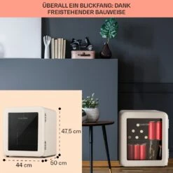 PopLife 48 Getränkekühler Kühlschrank 0-10 °C Retro-Design -Haushaltsgeräte Förderung 10040737 de 0006 usp