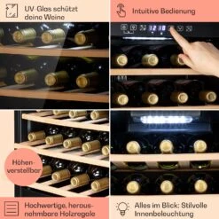 Barossa 29 Duo Weinkühlschrank 29 Fl 80 Ltr 2 Zonen Drucktasten -Haushaltsgeräte Förderung 10041124 de 0005 usp