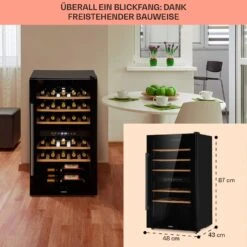 Barossa 29 Duo Weinkühlschrank 29 Fl 80 Ltr 2 Zonen Drucktasten -Haushaltsgeräte Förderung 10041124 de 0006 usp