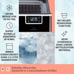 Chios Eiswürfelmaschine 20 Kg/24 H Auto-Clean 3,2-Liter Wassertank -Haushaltsgeräte Förderung 10041144 de 0002 logo