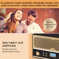 Glastonbury Go Digital-Radio Stereo Akku BT DAB/UKW MP3 USB Line-In -Haushaltsgeräte Förderung 10041150 de 0003 usp