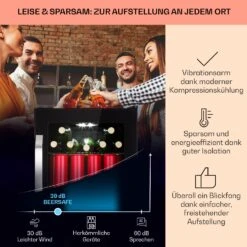 Beersafe 70 Craft Beer Edition Kühlschrank 70 Ltr Glastür Edelstahl -Haushaltsgeräte Förderung 10041182 de 0003 usp