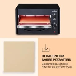 Arezzo Pizza-Ofen Herausnehmbarer Pizza-Stein Stahlgehäuse 1770 W 160 - 400 °C 12 Arezzo Pizza-Ofen Herausnehmbarer Pizza-Stein Stahlgehäuse 1770 W 160 - 400 °C -Haushaltsgeräte Förderung 10041186 de 0005 logo