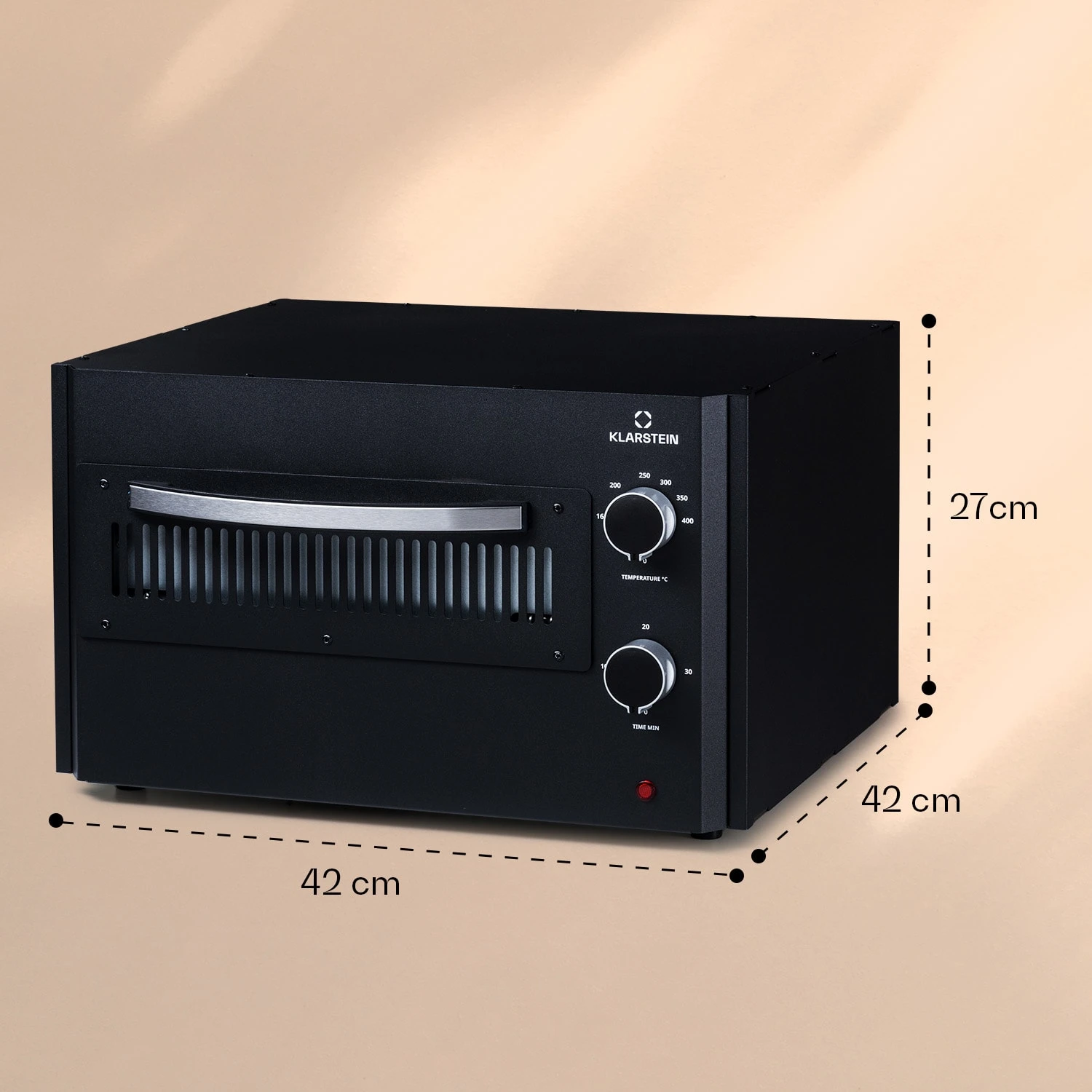 Arezzo Pizza-Ofen Herausnehmbarer Pizza-Stein Stahlgehäuse 1770 W 160 - 400 °C 8 Arezzo Pizza-Ofen Herausnehmbarer Pizza-Stein Stahlgehäuse 1770 W 160 - 400 °C - Image 6