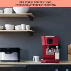 BellaVita Kaffeemaschine 3-in-1 1450 W 20 Bar Milchschäumer -Haushaltsgeräte Förderung 10041240 de 0004 usp