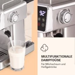 Libeica Espressomaschine 19 Bar Ca. 10 Tassen 1,8 Liter Milchschaum -Haushaltsgeräte Förderung 10041253 de 0004 logo