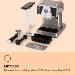 Libeica Espressomaschine 19 Bar Ca. 10 Tassen 1,8 Liter Milchschaum -Haushaltsgeräte Förderung 10041253 de 0007 logo